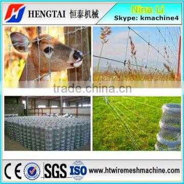 15 Years' Factory! Automatic Grassland Wire Mesh Fence Making Machine engineers overseas aftersales services