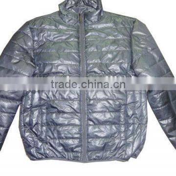 Apparel stocks Mens Padded 50D Jacket with No Hood Fashion Jacket Stocklots Garments