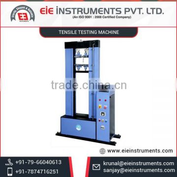 Friction Free Tensile Strength Testing Machine