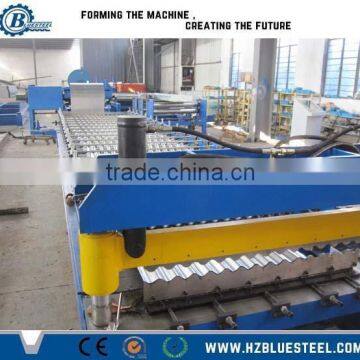 Color Steel Corrugated Roof Sheet Forming Making Machine, Sheet Metal Corruagted Rolling Mill Machine