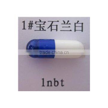 colorful vegetarian capsules shell size 0# separated empty capsule Wholesale Empty Gelatin Clear capsule
