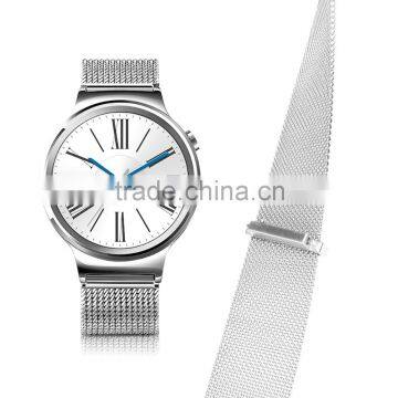 For HUAWEI WATCH Factory Promotion Band Stainless Steel Watch Band for Huawei Watch Milanese Loop Wrist Strap