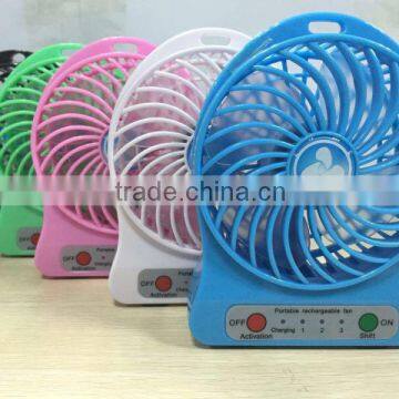 Colorful Mini desk fan with USB connection