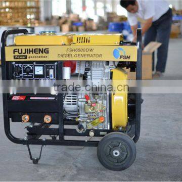 Max.Current 190A Open/Silent 5KW Diesel Weldng Generator