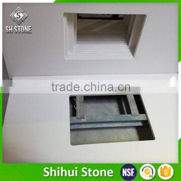 Hot Sale White Quartz Stone Vanity Tops, Quartz Stone Countertops