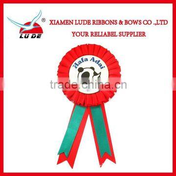 2015 Wholasale Holiday Gift Award Ribbon Rosettes/satin Badge Ribbon photo-2