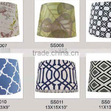 mass production urban living antique style traditional square lampshade for torchier