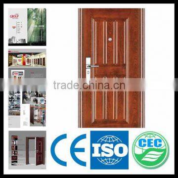 Security Doors Type and Finished Surface Finishing Steel Door