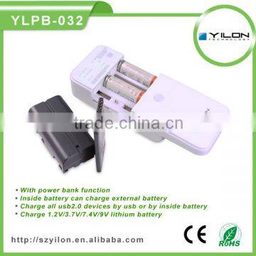 Universal aa battery charger camera battery charger for common battery