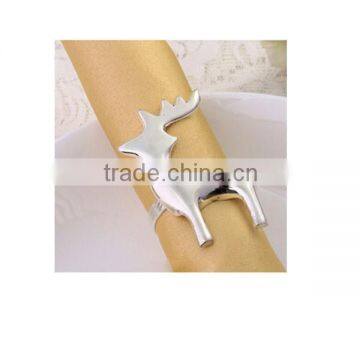 SRA0007 Hot Products 2015 Stainless Steel Lifelike Deer Antler Napkin Ring