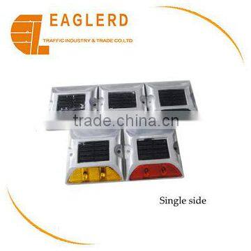 Single side cat eye solar aluminium road stud