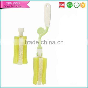 Health 100% Baby Bottle Brush With Soft Sponge photo-2