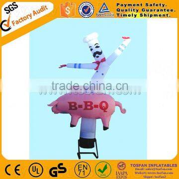 New design chef BBQ inflatable air dancer F3032