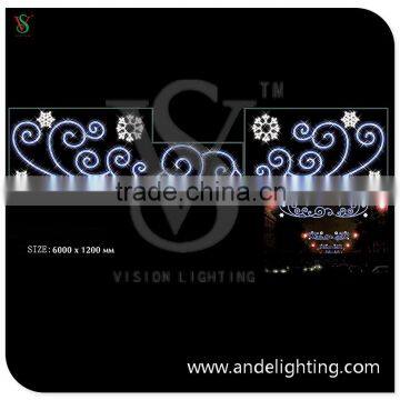 LED Rope Light Christmas 2D LED Street Pole Motif Light