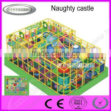 Customerized Amusement Naughty castle series indoor playground for kids in park