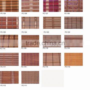 Bamboo sun shade mini roller blind