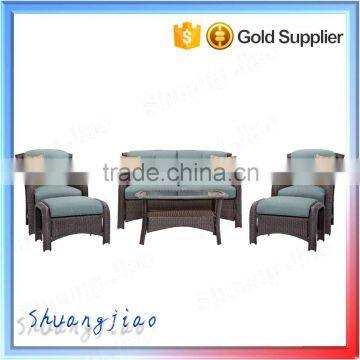 Luxury Outdoor Furniture All Weather Wicker Rattan Patio Sofa Set