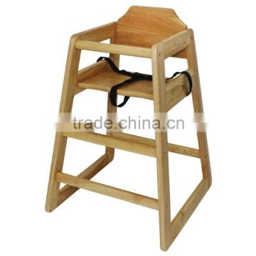 Stackable Wooden Baby Feeding High chair / Baby High Chair