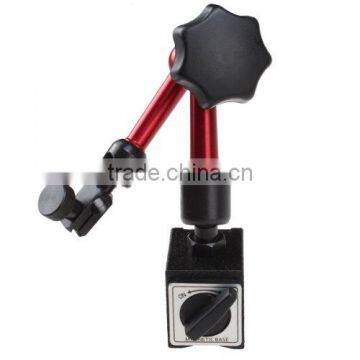 3-joint Red Adjustable Magnetic Base Holder for Digital Dial Indicator