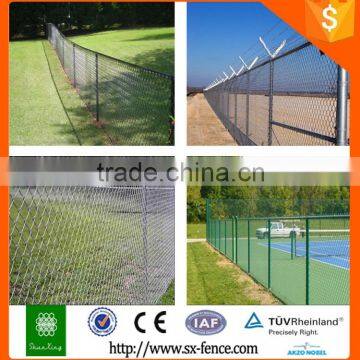 Low price temporary construction chain link fence, 80*80 cheap chain link fencing