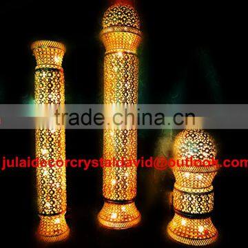 wedding pillar crystal pillar rotated pillar for wedding stage decoration