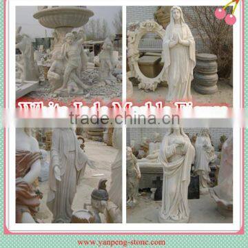 white jade marble statue