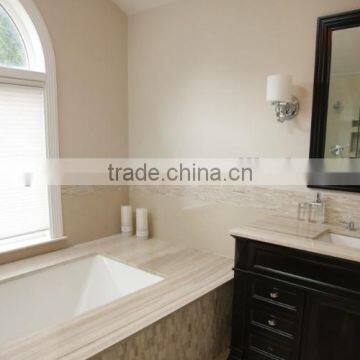 Silver Travertine Bathroom Vanity top