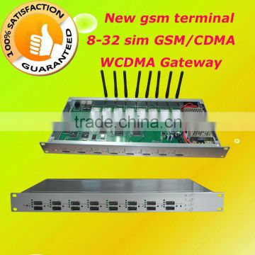 8 port 32 sim cdma gateway,450/800/850/1900 mhzvoip gateway