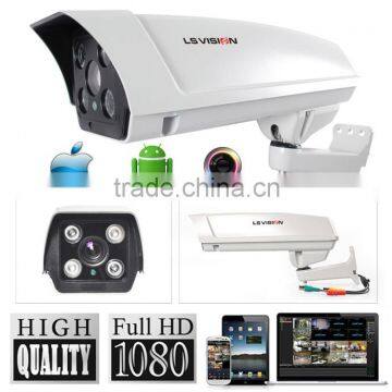 LS VISION Color Night Vision Starlight Surveillance Indoor / Outdoor Security Camera with 2.8~12mm Varifocal Lens ip camera