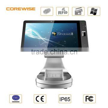 All in one touch screen 15 inch pos system for bank