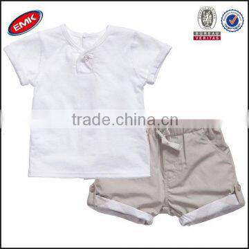 pure cotton kids clothing sets for boys and girls