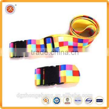 Promotional customized logo djustable travel luggage strap