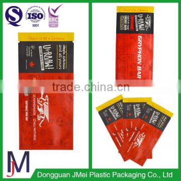 3 side heat sealing bag, colorful plastic bag, heat resistant plastic bag