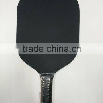 Carbon fibre pickleball paddle with aluminum/paper/polypropylene honeycomb with glue edge