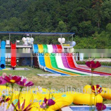 Customized Products Fiberglass Water House Slides Aqua Park Tubes