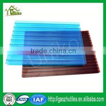 uv coated best price cellular hollow sheet polycarbonate sheet