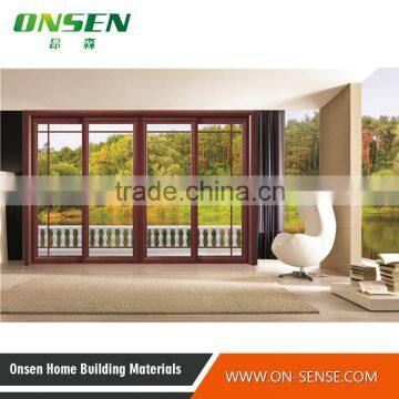 China products prices hollow glass large sliding glass doors from alibaba store