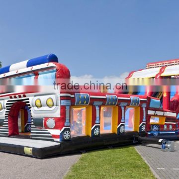 super large inflatable slide sale, superduty inflatable combi castle with slide for custom theme