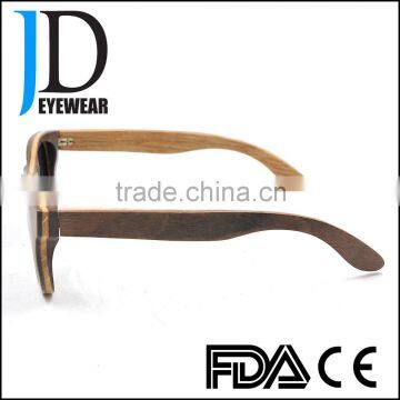 Discount 400 uv Protect Cool Summer Products Layered Wooden Sunglasses