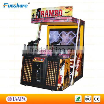 Funshare rambo arcade shooting game machine laser shooting simulator video game machine