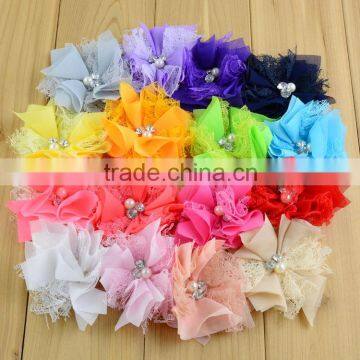 8cm Lavender Chiffon Kids Headband Children Hair Accessories photo-5