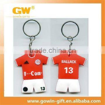whole souvenir football shirt rubber keyring