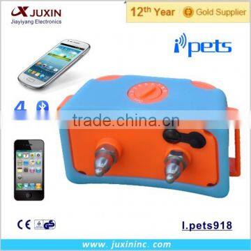 remot pet training collar woih Cellphone display with Anti lost and Fence