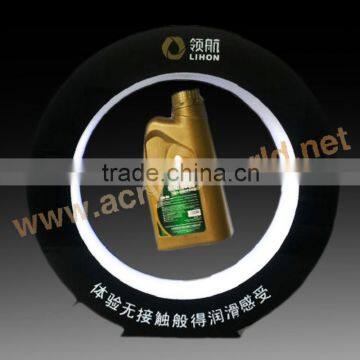 magnetic floating bottle display stand/magnetic floating pop display/magnetic floating beer display