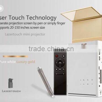 Touch Smart Pico 200inch proyector Lazer Mini Led Projector