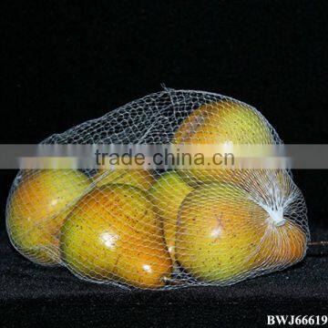 High Quality Handicraft Artificial foam Fruit pears with net