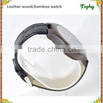 Manufacture Customized Handmad Nature Wood Watch , Sandalwood Wooden Wrist Watch photo-3
