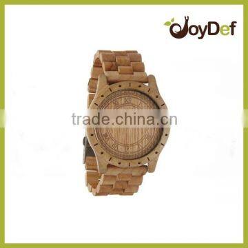 2016 newest popular Factory price wooden watch bamboo wood watch