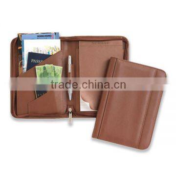 Hot Selling Custom Leather Folder/PU Portfolio/file Folder With LOGO photo-4