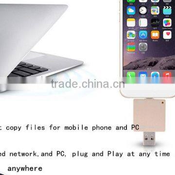 Gold Metal Material 8gb 16gb 32gb 64gb OTG 2.0 USB Flash Drive Memory Phone U Disk photo-4